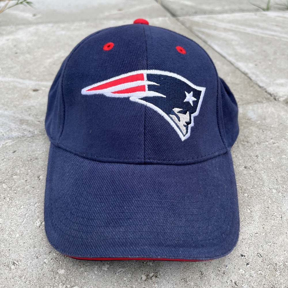 Blue New England Patriots NFL Hat Adjustable Adult Size Hat Baseball Cap